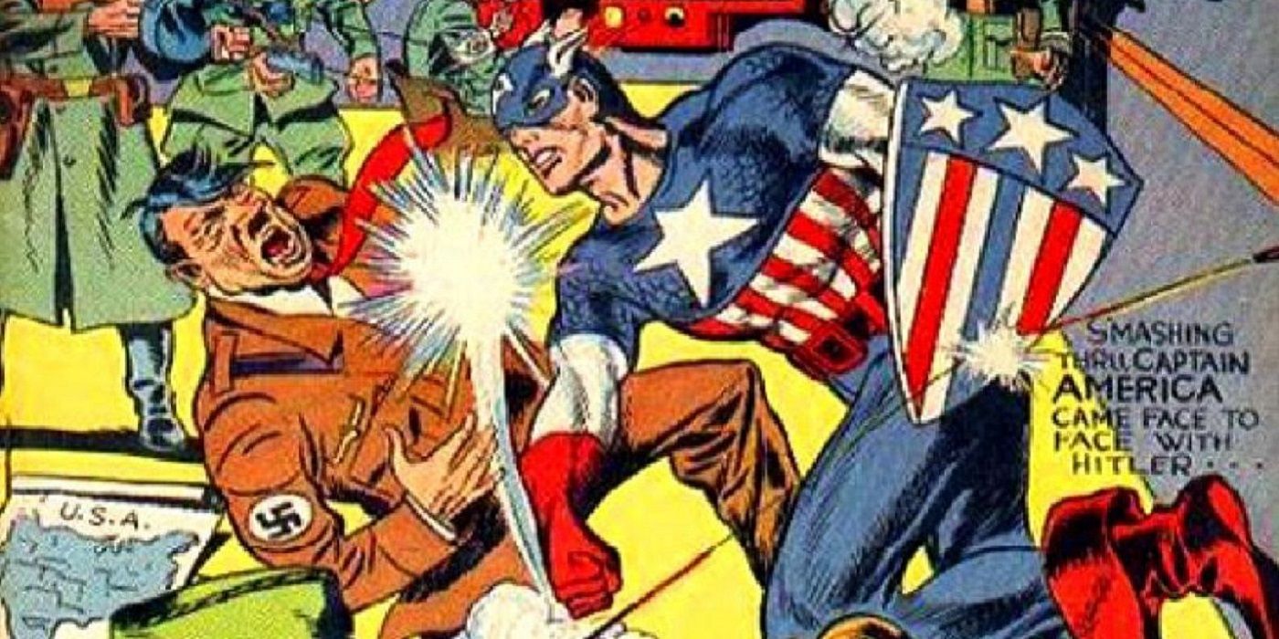 The History Behind Captain America Punching Hitler | CBR