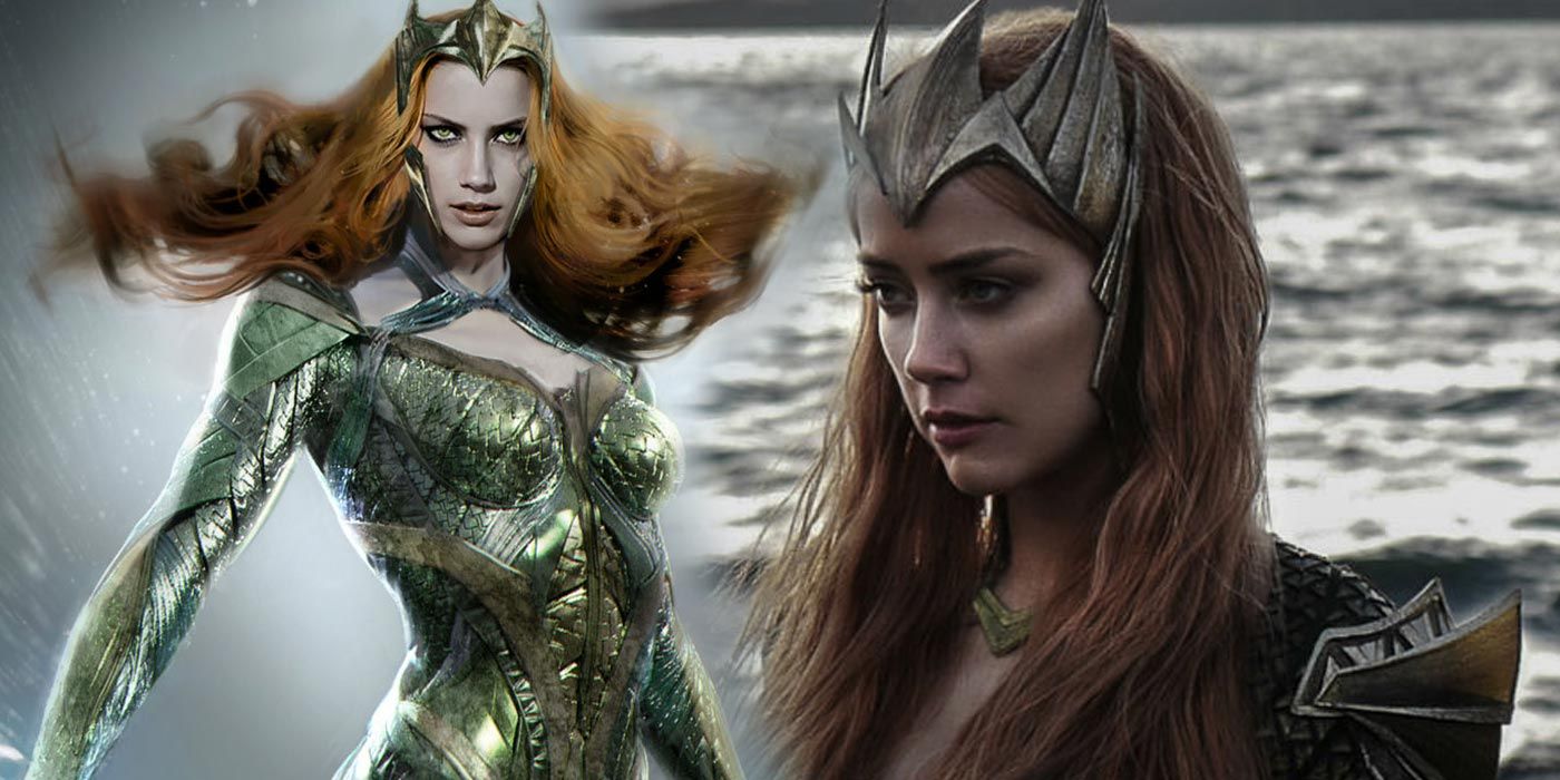 First Look At Justice Leagues Mera Played By Amber Heard Cbr