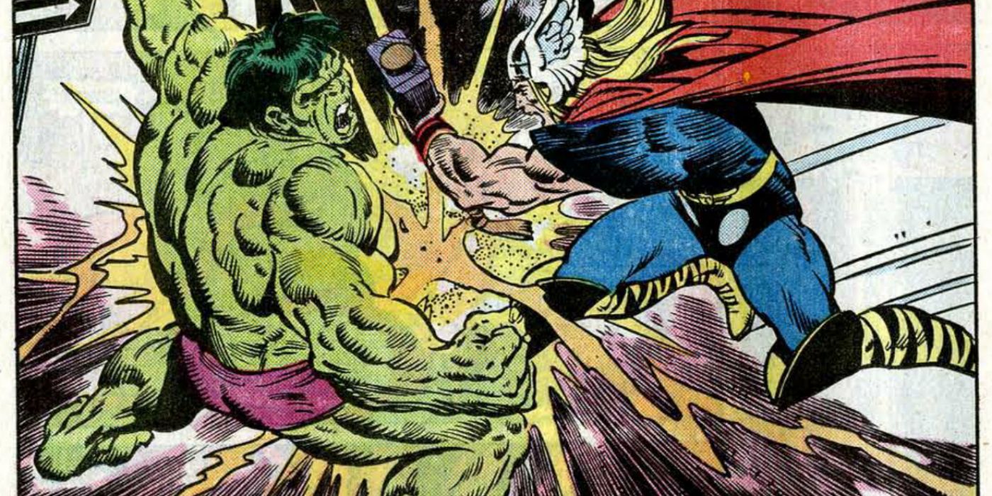 Thor Vs Hulk 15 Biggest Fights In Comics Cbr