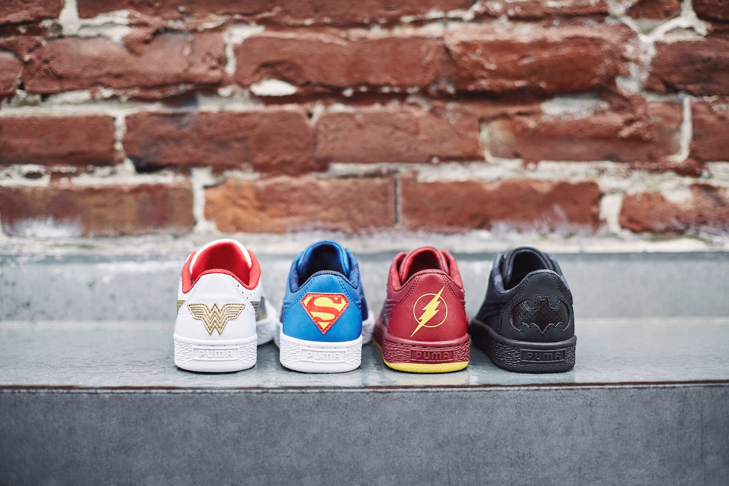 puma suede x superman black suit