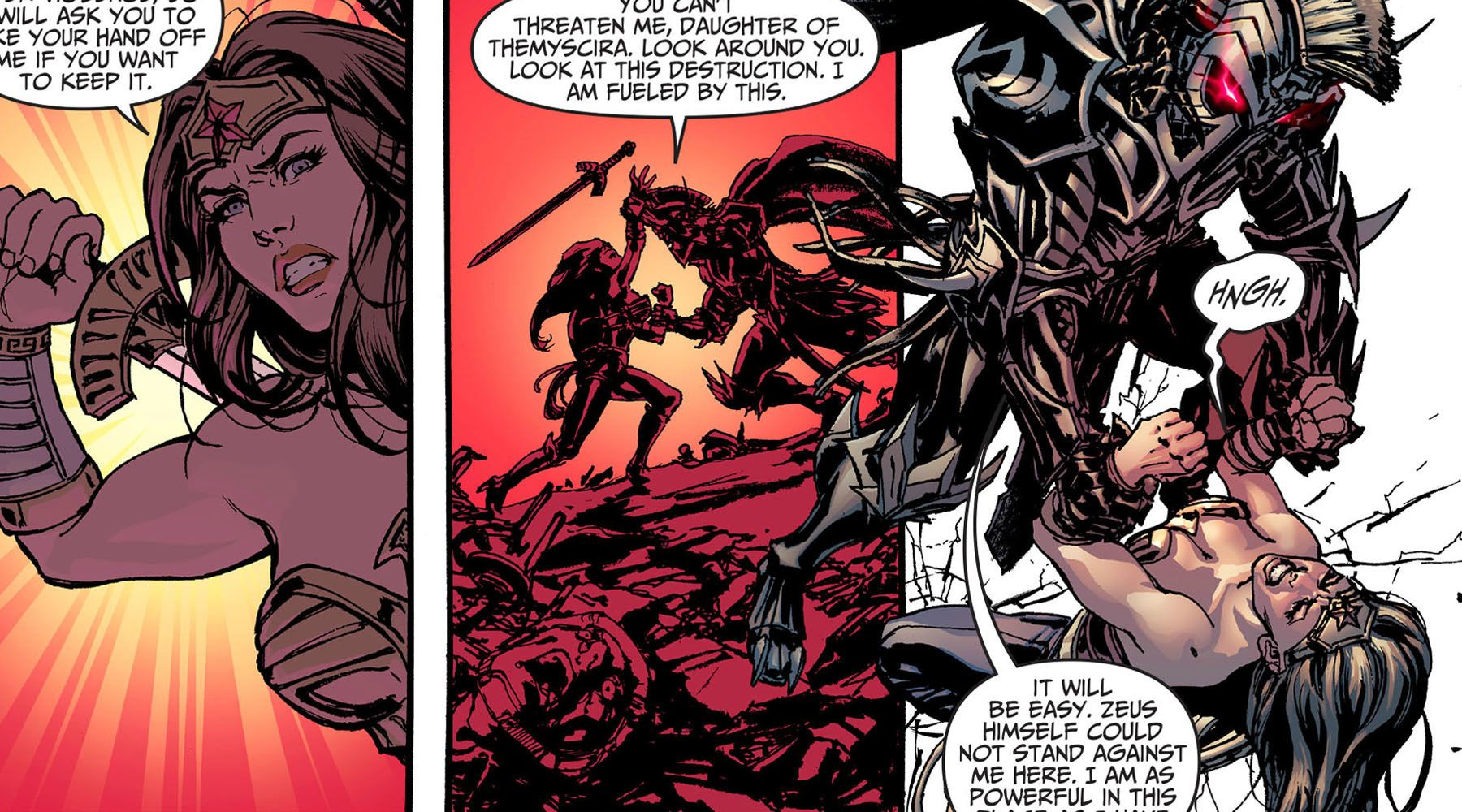 Wonder Woman Mens Ares Dc Villain God Adult Halloween Costume