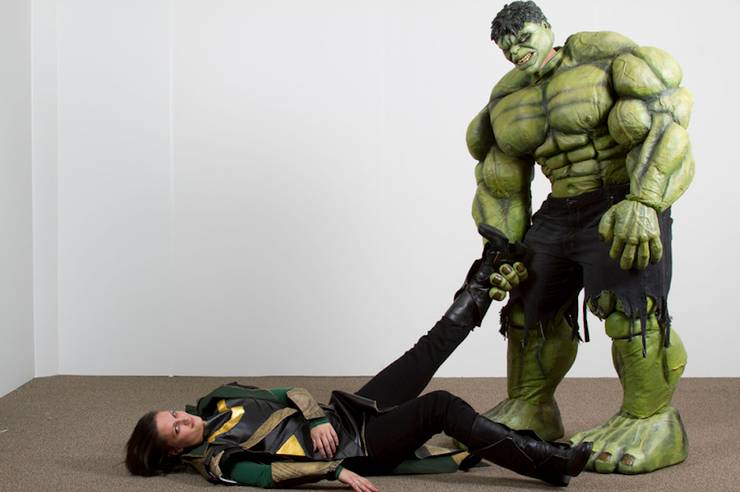 15 Insane Hulk And She-Hulk Cosplays Ever. 27 Biopredator HulkSmashingLoki