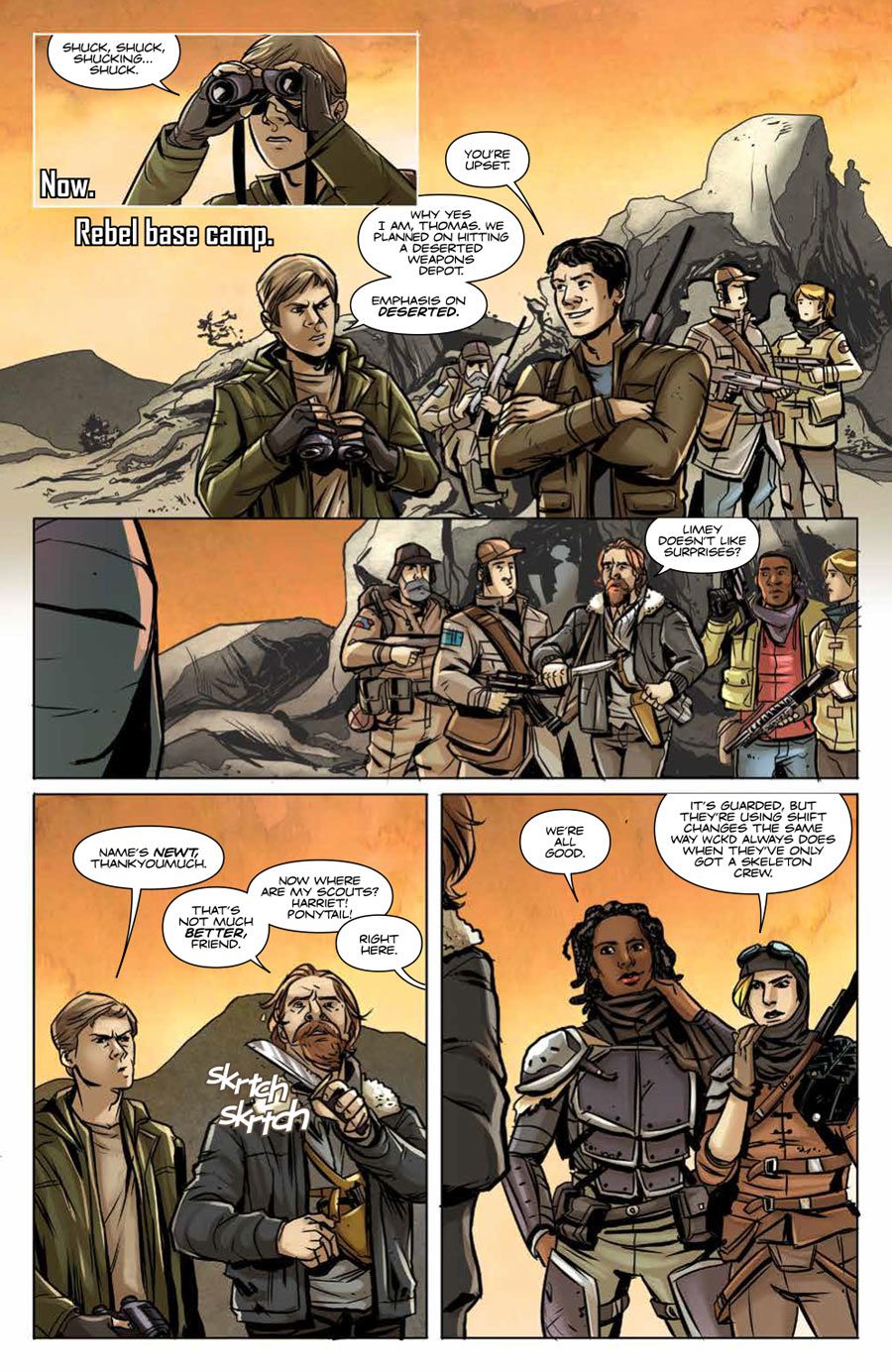 Preview Maze Runner The Death Cure Official Graphic Novel Prelude