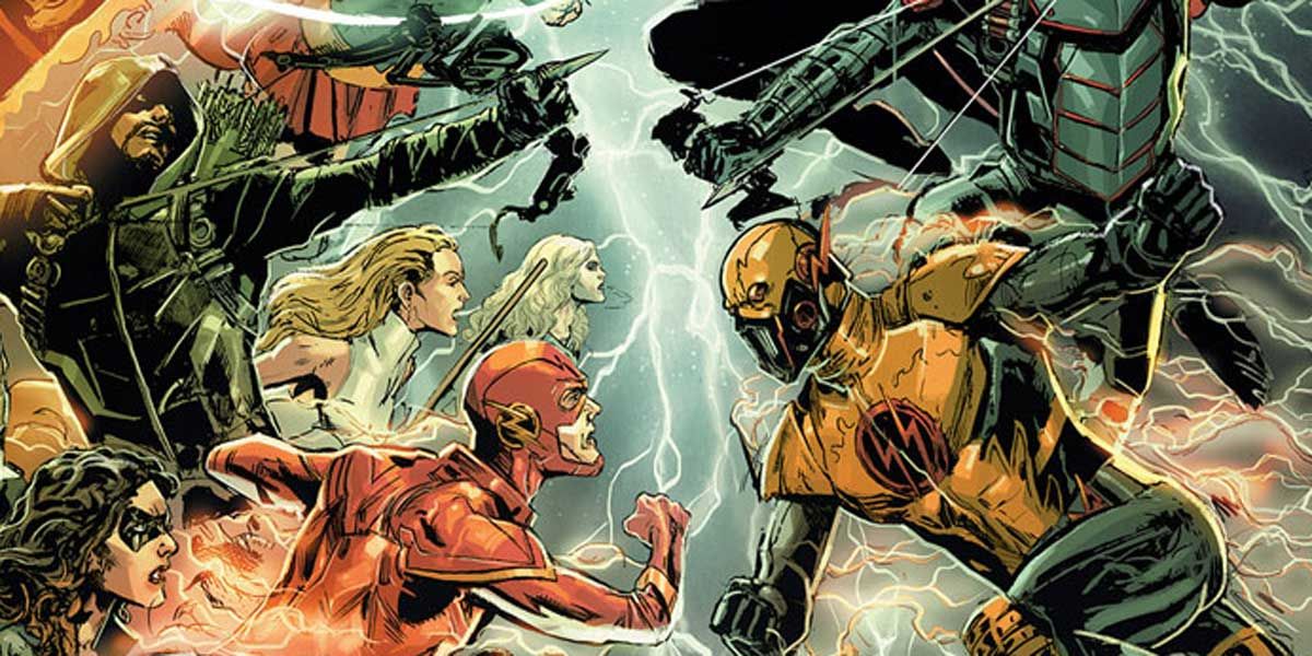 Arrowverse Crossover Set Photos Reveals Identity of EarthX's Flash