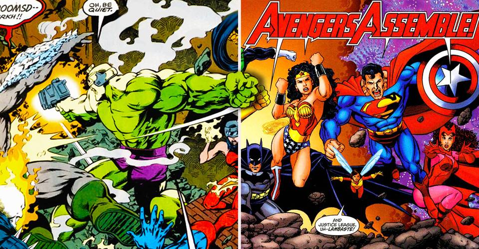 14 Unofficial And One Official Marvel Dc Crossovers Cbr