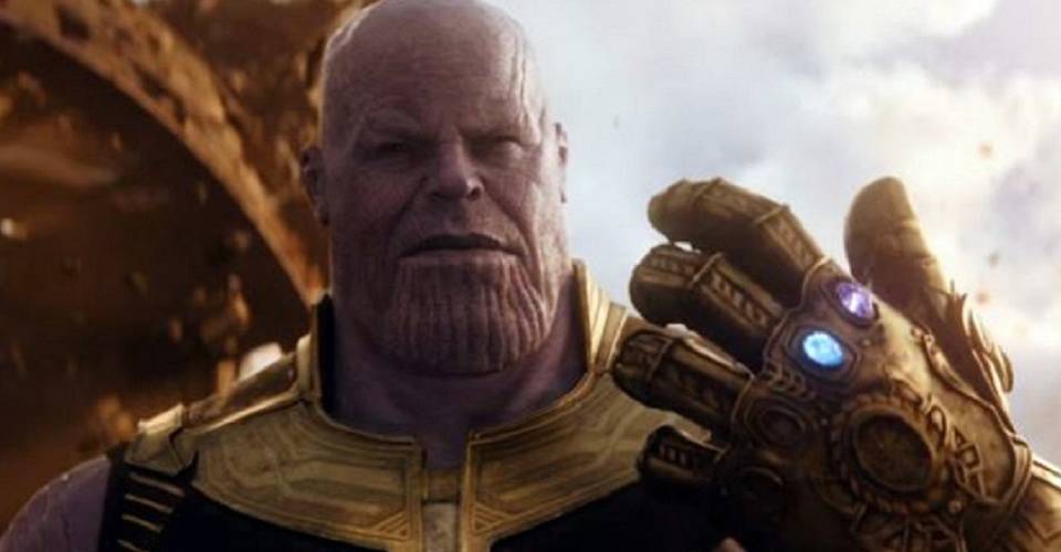 josh brolin recreates thanos snap with infinity gauntlet in new photo josh brolin recreates thanos snap