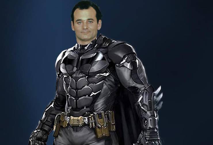 20 Super Crazy Redesigns Of Popular Actors As Batman 24 Batman Bill Murray2