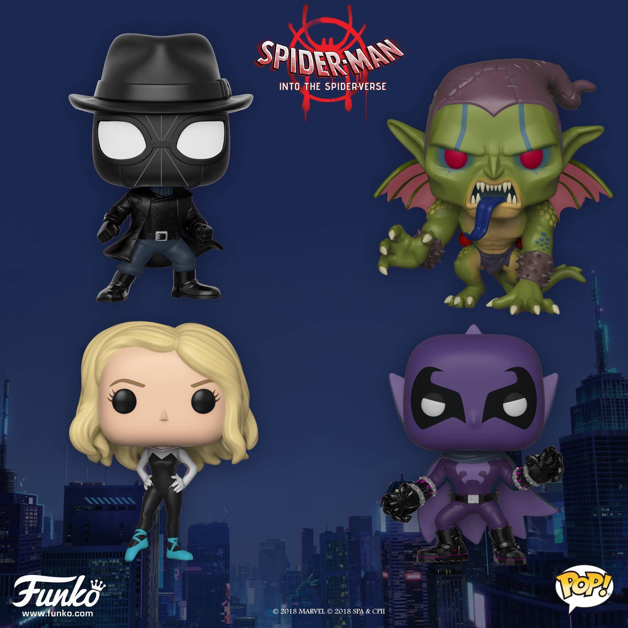 spider man spider verse funko pop