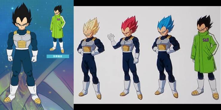 Fashion Ball Z 15 Of Vegeta S Biggest Looks Ranked Cbr
