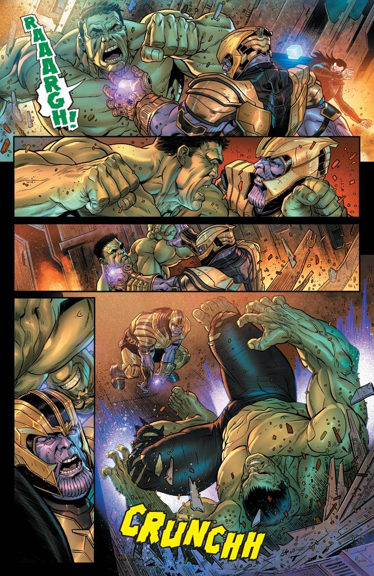 Avengers 4 Prelude Comic Contradicts Russos On Hulkthanos Fight