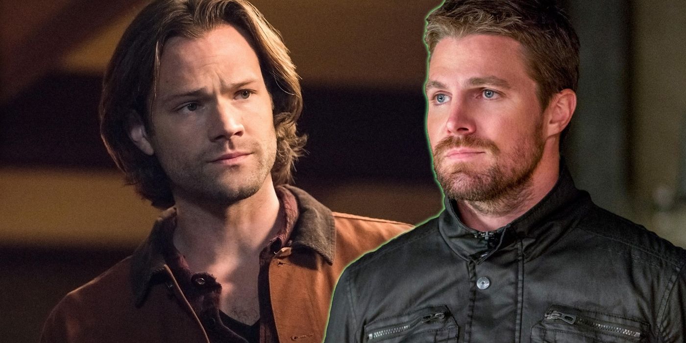 Stephen Amell and Jared Padalecki Toast the End of Arrow and Supernatural