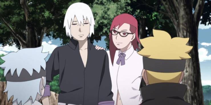 Boruto Anime Brings Back Shinobi Team Taka Cbr boruto anime brings back shinobi team