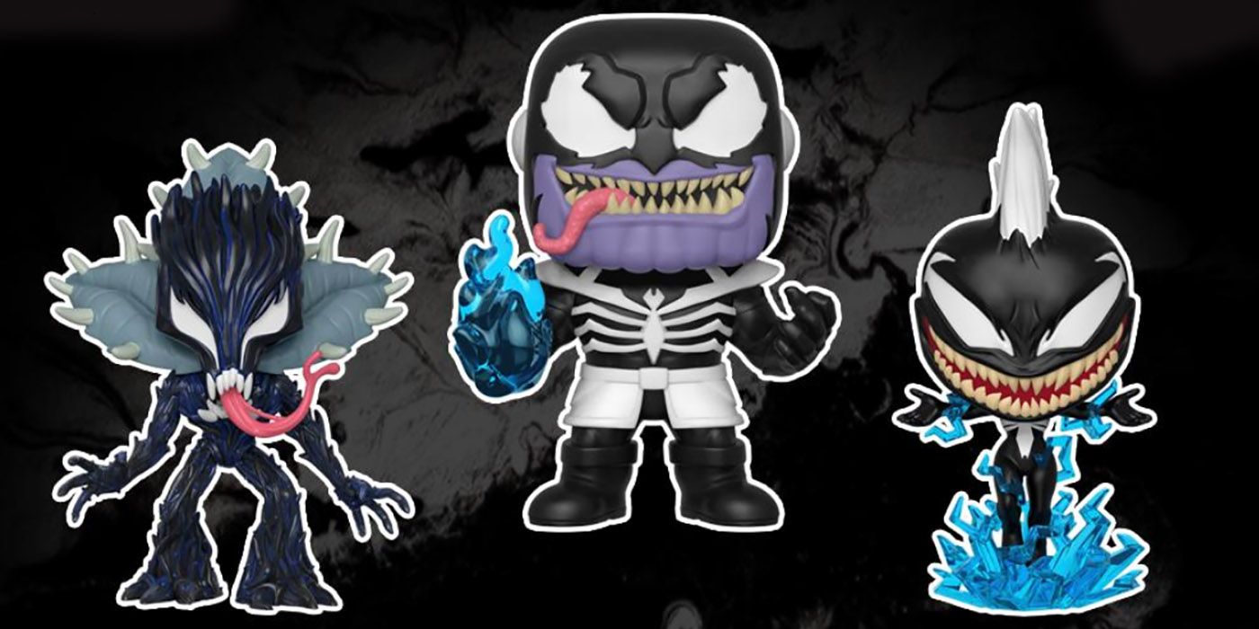 venomized fantastic four funko pops