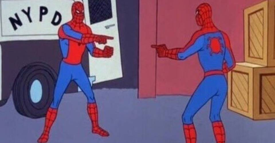 The 15 Best Spider Man Pointing Memes Cbr The 15 Best Spider Man Pointing Memes Cbr
