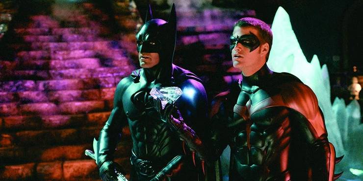 George Clooney y Chris O'Donnell en Batman y Robin