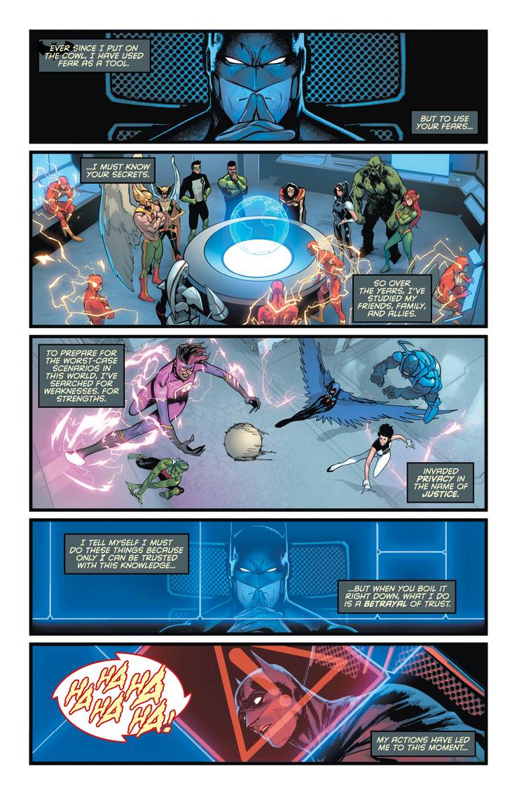 DC Comics Batman/Superman Batman che ride Justice League