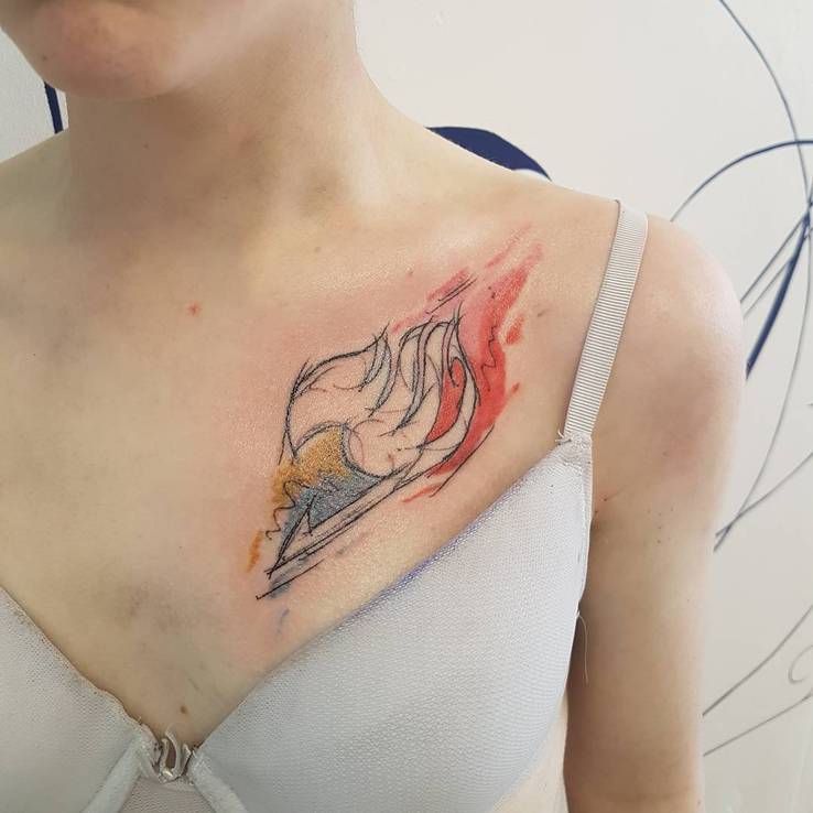 Tribal Fairy Tail Logo Tattoo Tribal Fairy Tail Logo Tattoo