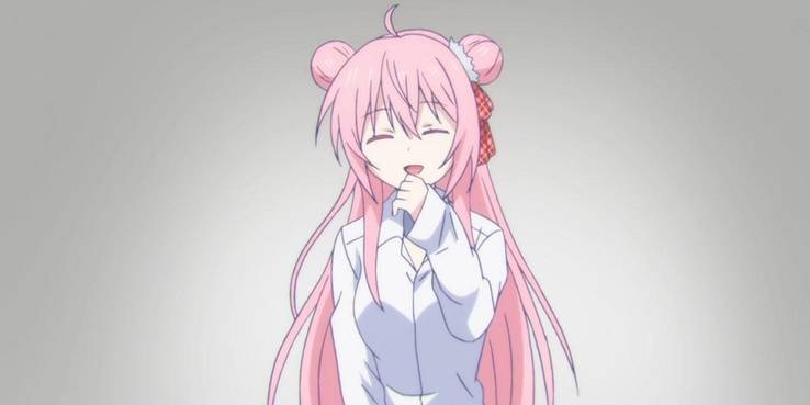 Anime Yandere Girl With Pink Hair