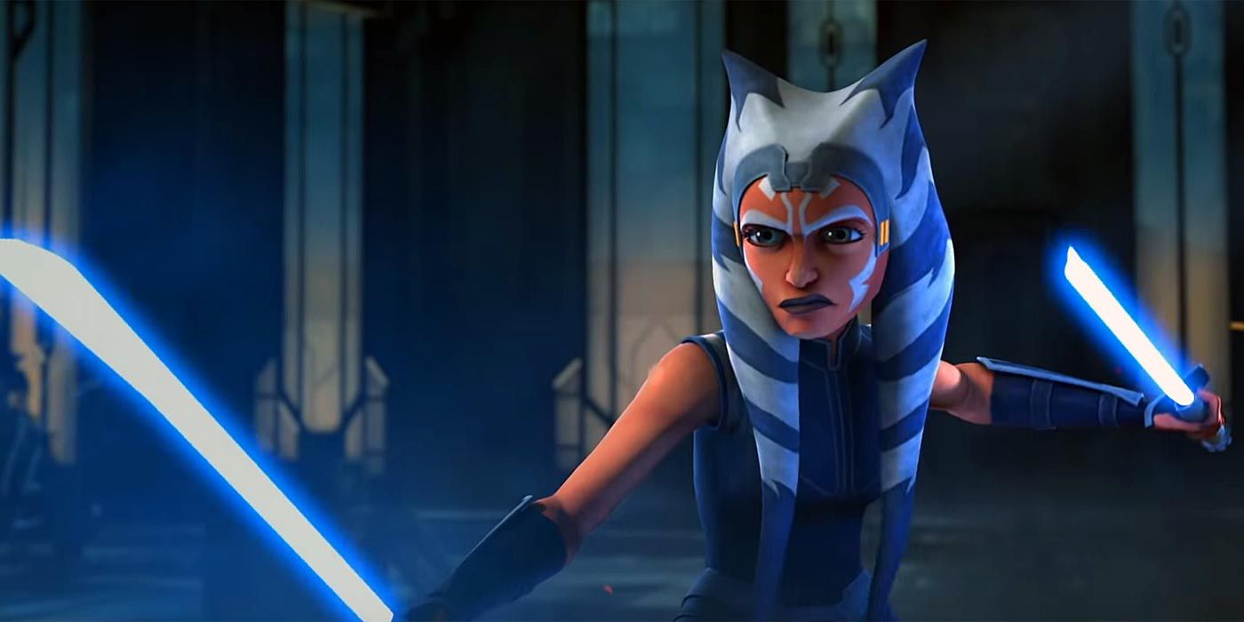 The Clone Wars: Why Does Ahsoka Tano Have Blue Lightsabers? | CBR
