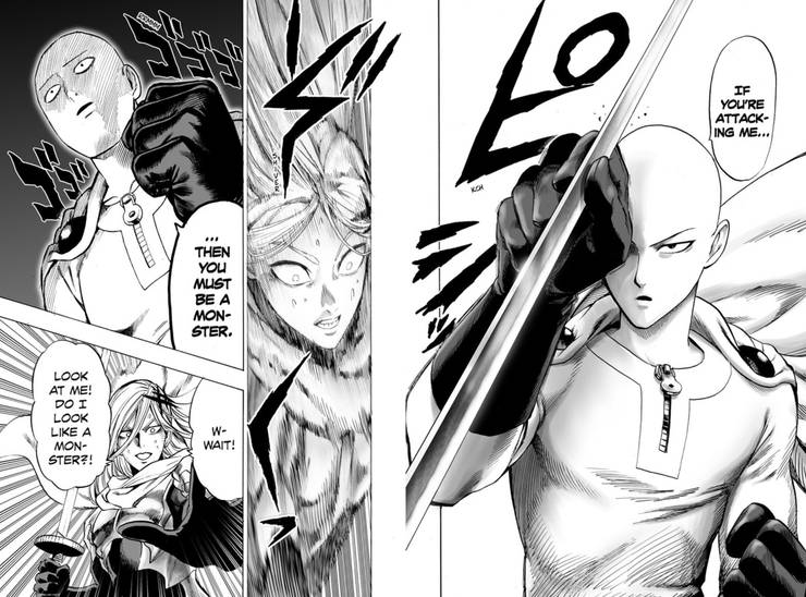 One Punch Man Saitama Faces Off Against A Powerful S Class Hero