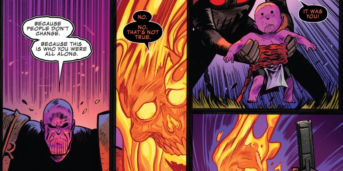 thanos and cosmic ghost rider