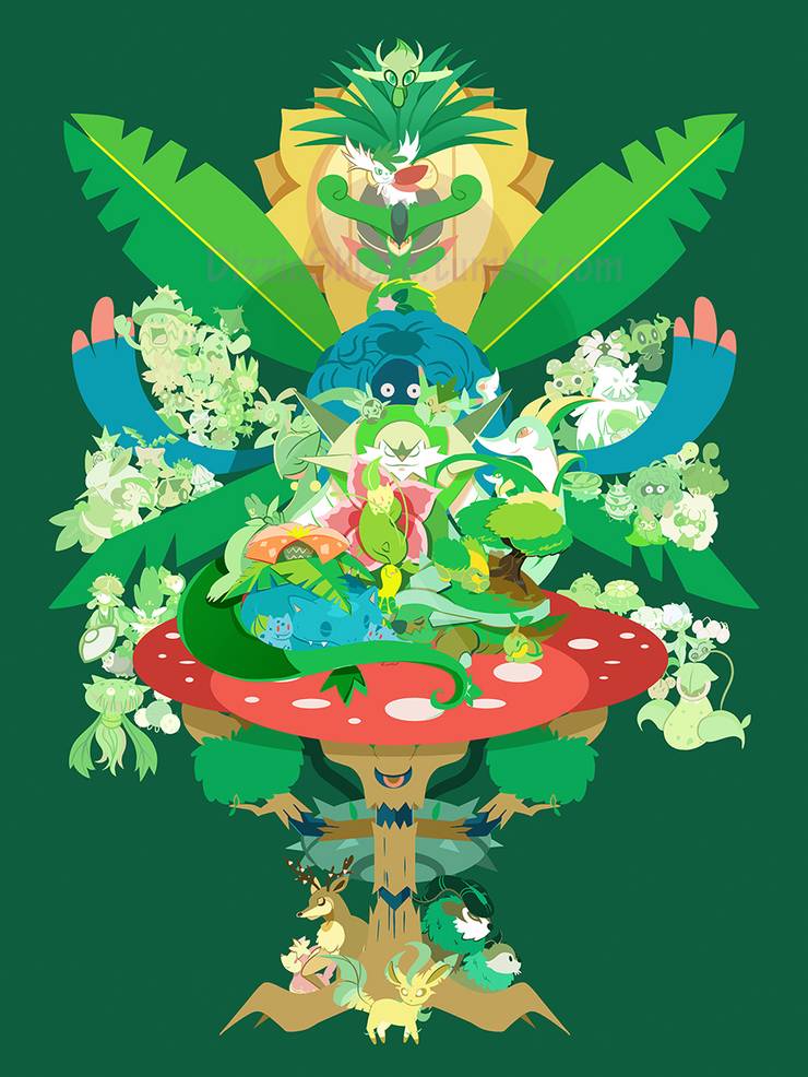 Pokemon 10 Pieces Of Grass Pokemon Fan Art We Love Cbr