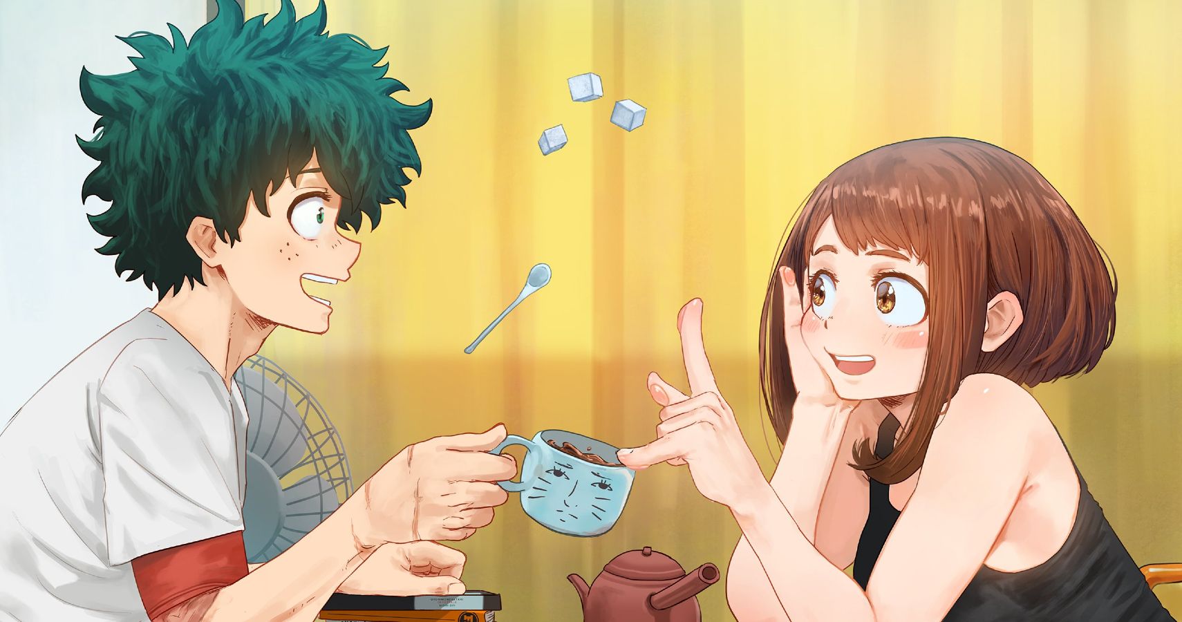 photo Deku X Uraraka Fanarts my hero academia 10 pieces of izuku