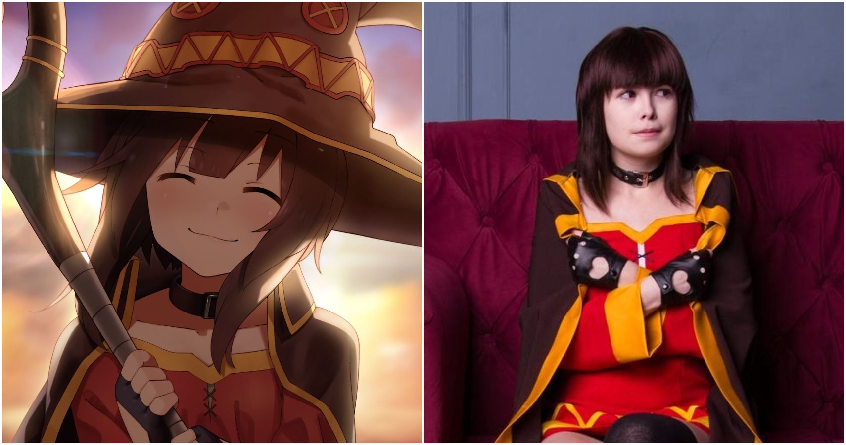 konosuba 10 awesome megumin cosplay that look just like the anime konosuba 10 awesome megumin cosplay