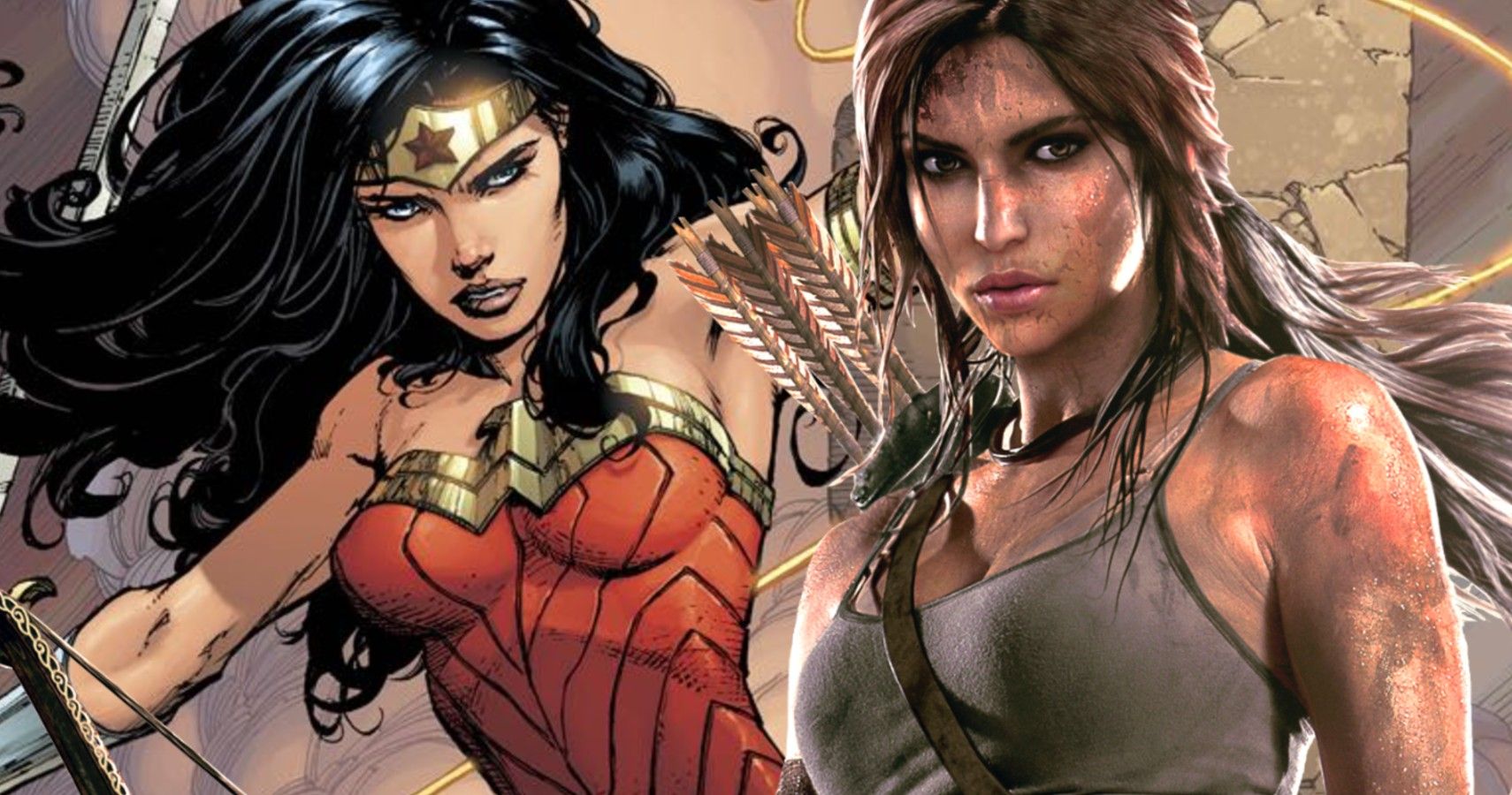 Image Result For Lara Croft And Wonder Woman 14c