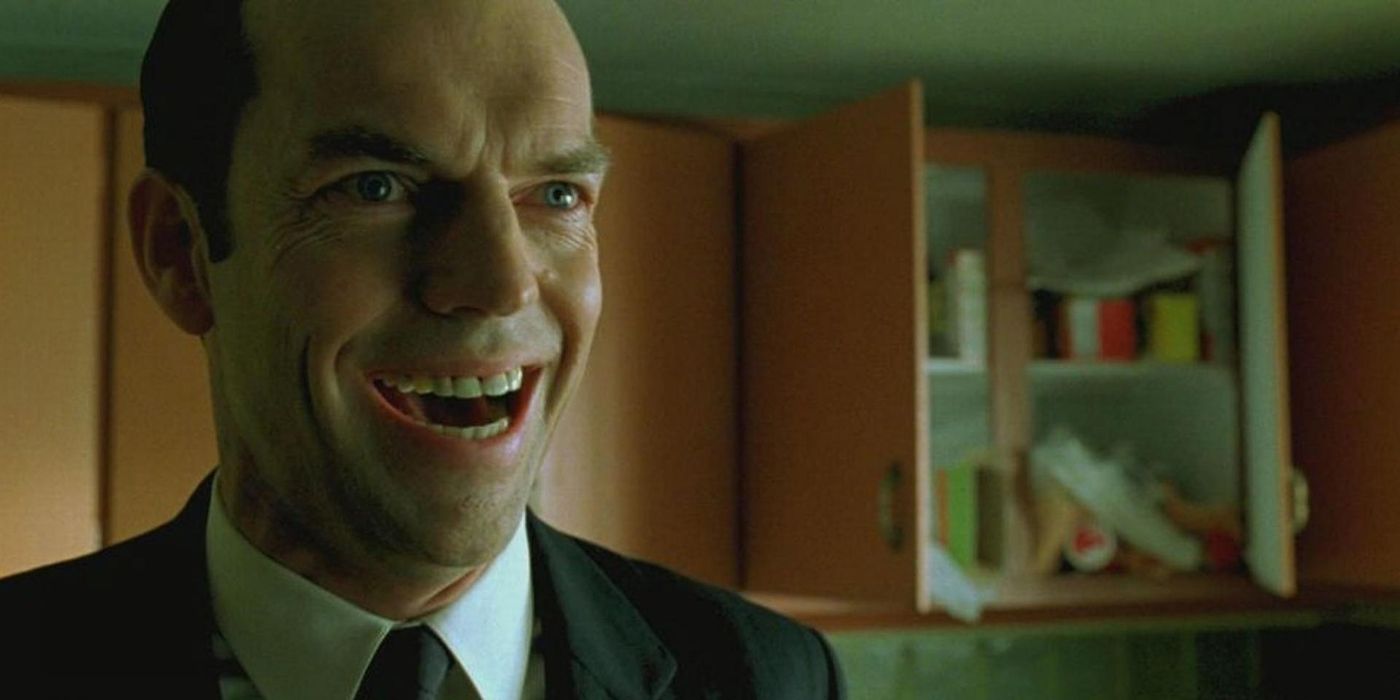 The Best Sci Fi Movies TV Shows On Peacock CBR   The Matrix Agent Smith Laughing 