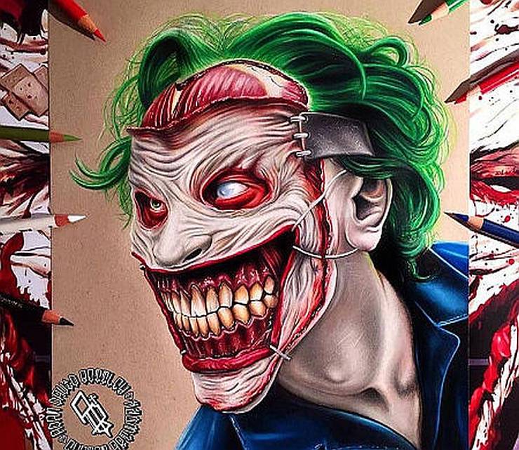 10 Pieces Of Creepy Joker Fan Art Every Dc Fan Needs To See Cbr