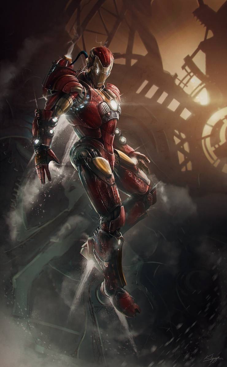 20 Incredible Pieces of Steampunk Iron Man Art   CBR