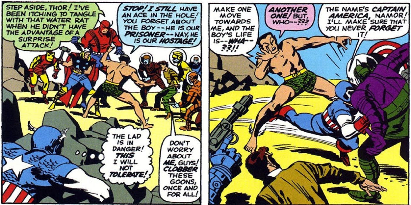 Why Captain America & Namor Didn't Recognize Each Other in Avengers #4