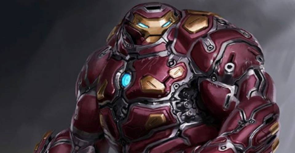 Unused Hulkbuster Concept Art Mimics The Mcu S Hulk S Muscular System