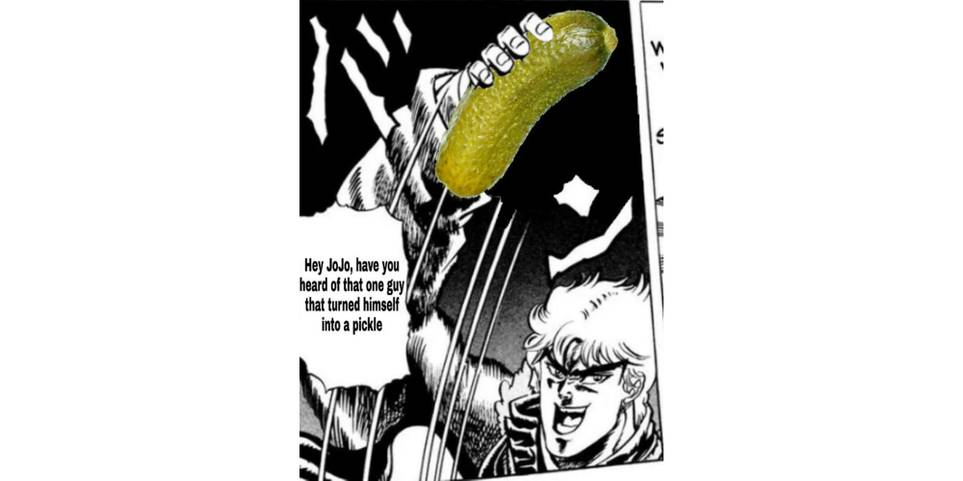 Jojo S Bizarre Adventure The 10 Best I Reject My Humanity Jojo Memes Jojo S Bizarre Adventure The 10 Best I Reject My Humanity Jojo Memes