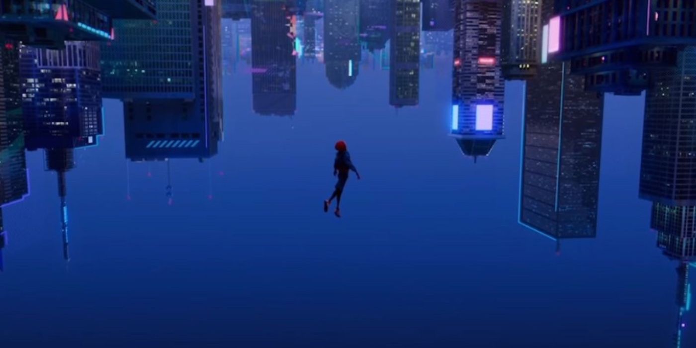 Into the Spider-Verse's Most Iconic Scene Recreated on PS5's Spider-Man