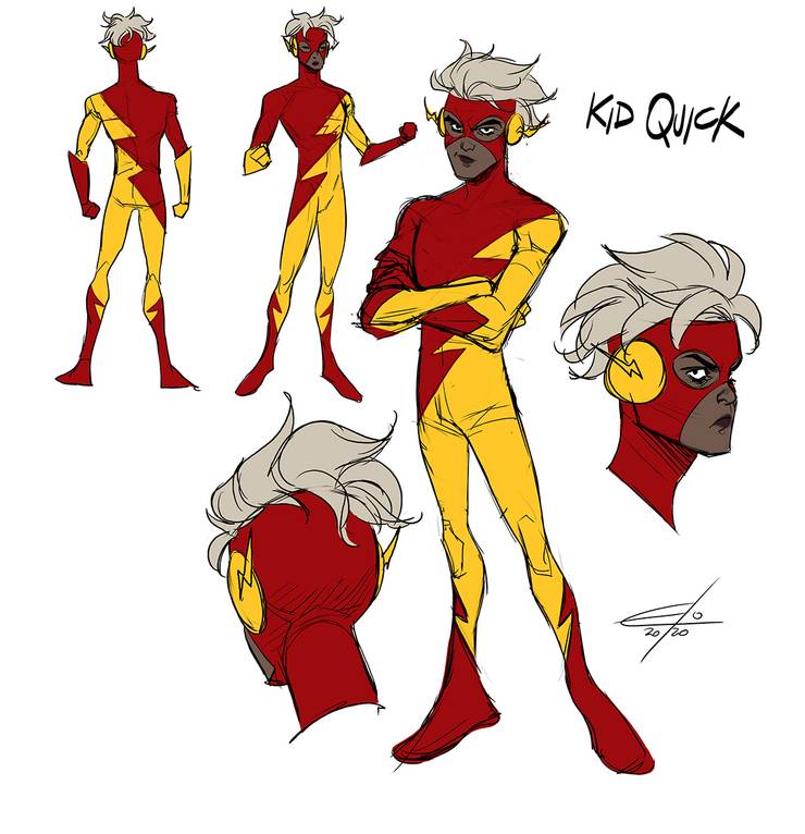 Future State | DC Comics apresenta seu primeiro herói não binário 5 dc future state kid quick character design