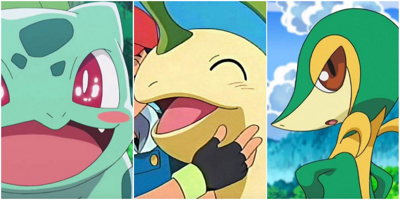 Pokemon Every Grass Type Ash Has Ever Caught In Chronological Order 