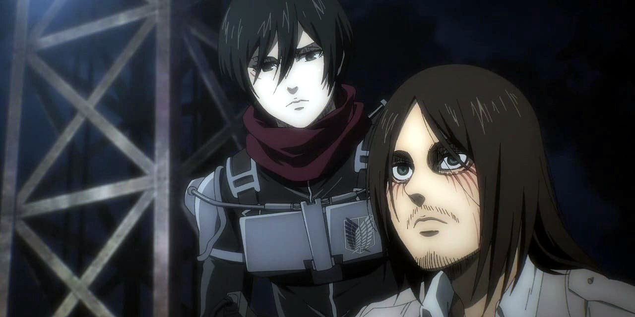 Featured image of post Attack On Titan Season 4 Eren And Mikasa : Bộ amime hay này sẽ mang đến một cốt truyện đầy bí trong anime đại chiến người khổng lồ phần 4 eren, mikasa và armin không phải chỉ chiến đấu với titans để sống sót mà còn lo sợ trước những bí.