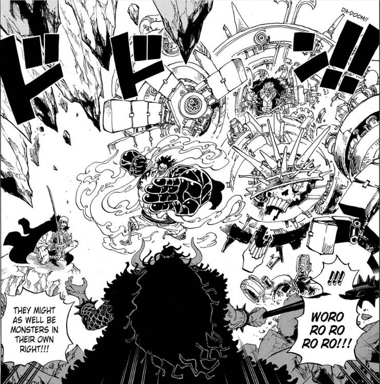 One Piece S Kaido Big Mom Battle Features A Hilarious Luffy Law Kid Moment One Piece S Kaido Big Mom Battle Features A Hilarious Luffy Law Kid Moment