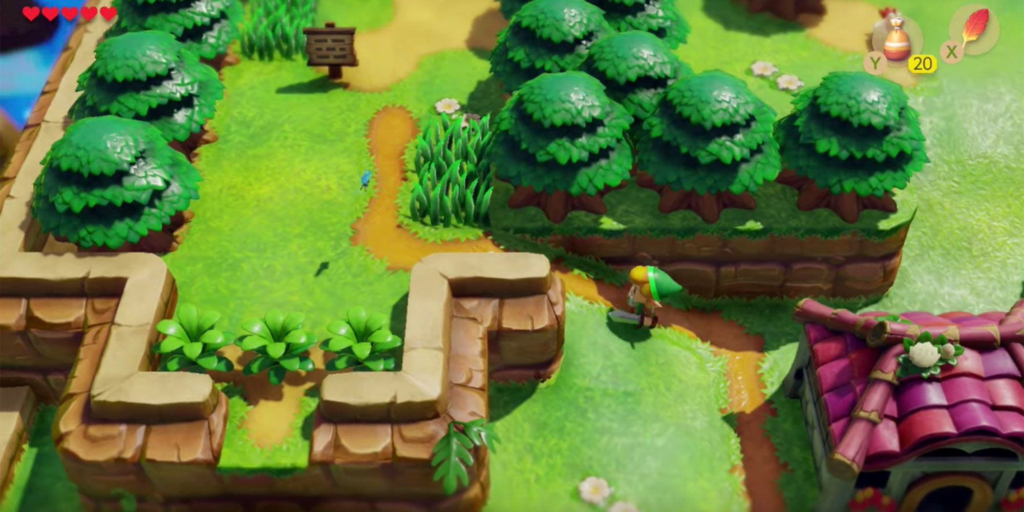 Legend of Zelda Links Awakening Remaster Town