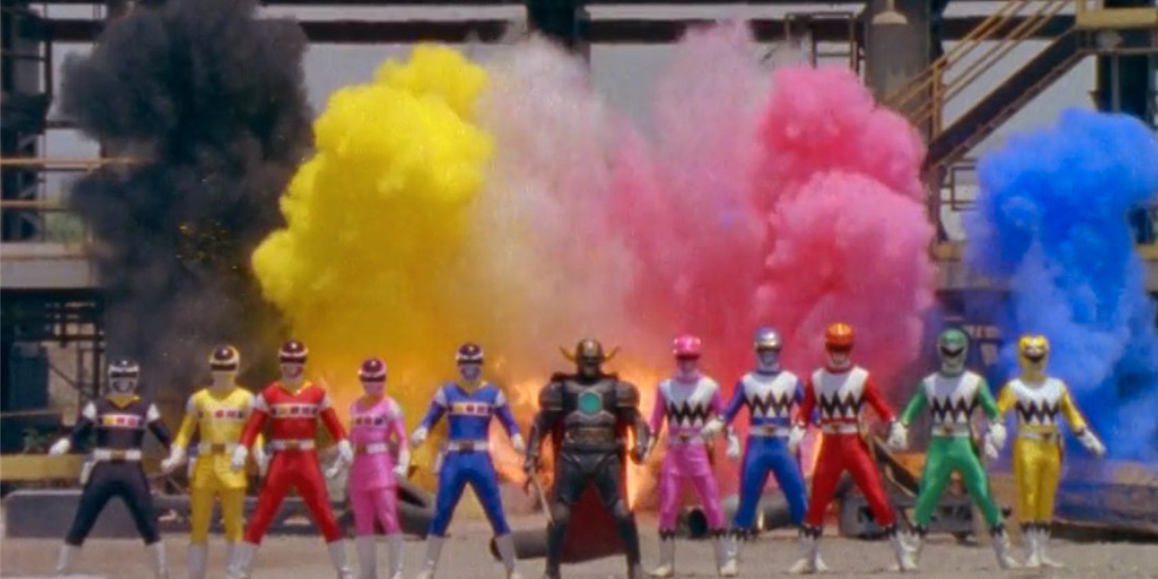 To The Tenth Power Power Rangers In Space Lost Galaxy Team Up