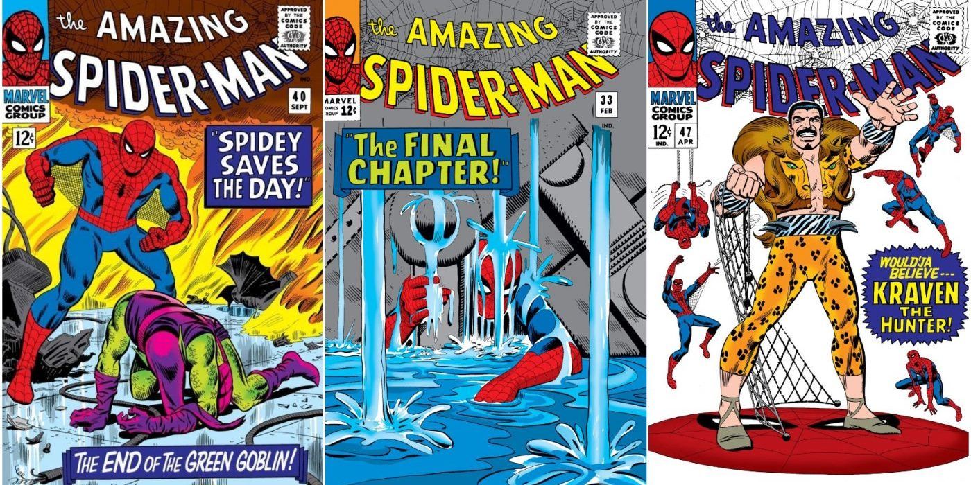 10 Best SpiderMan Comic Covers From The '60s, Ranked CBR