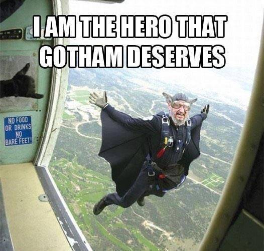 the hero gotham deserves meme