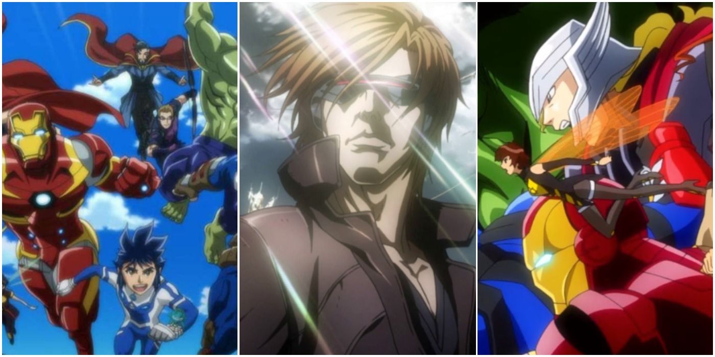 10 Anime Based On Marvel Comics Cbr