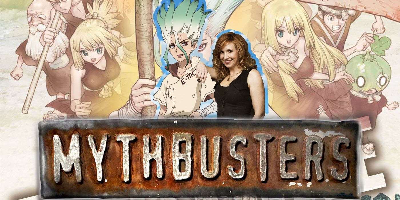 Dr Stone Senku S Experiments Meet Mythbusters Kari Byron Cbr