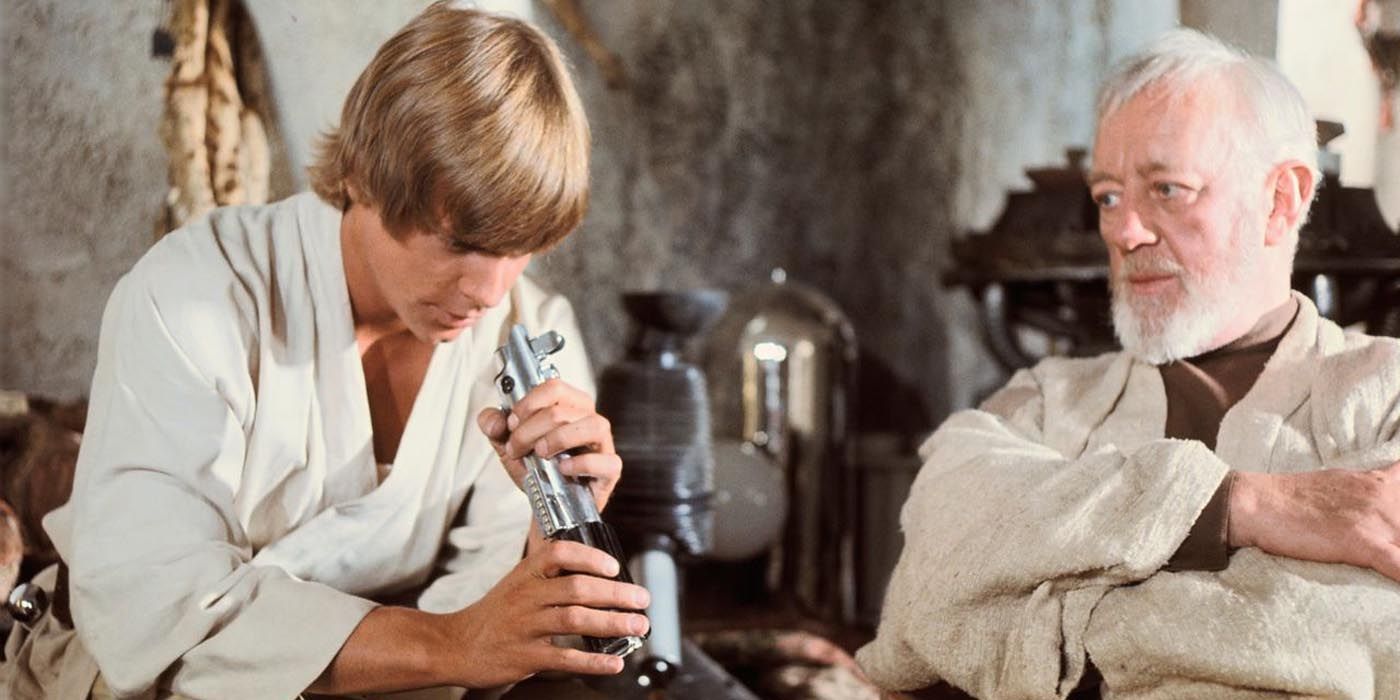 luke and obi wan lightsaber