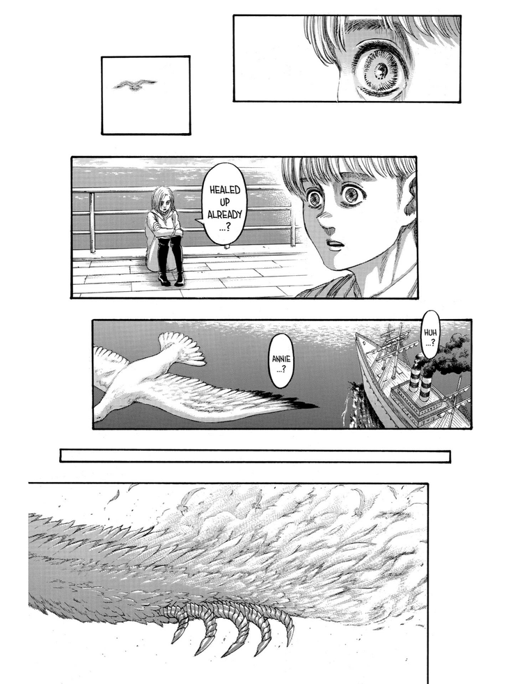 Attack On Titan How Eren Connects To That Bird At The Manga S End