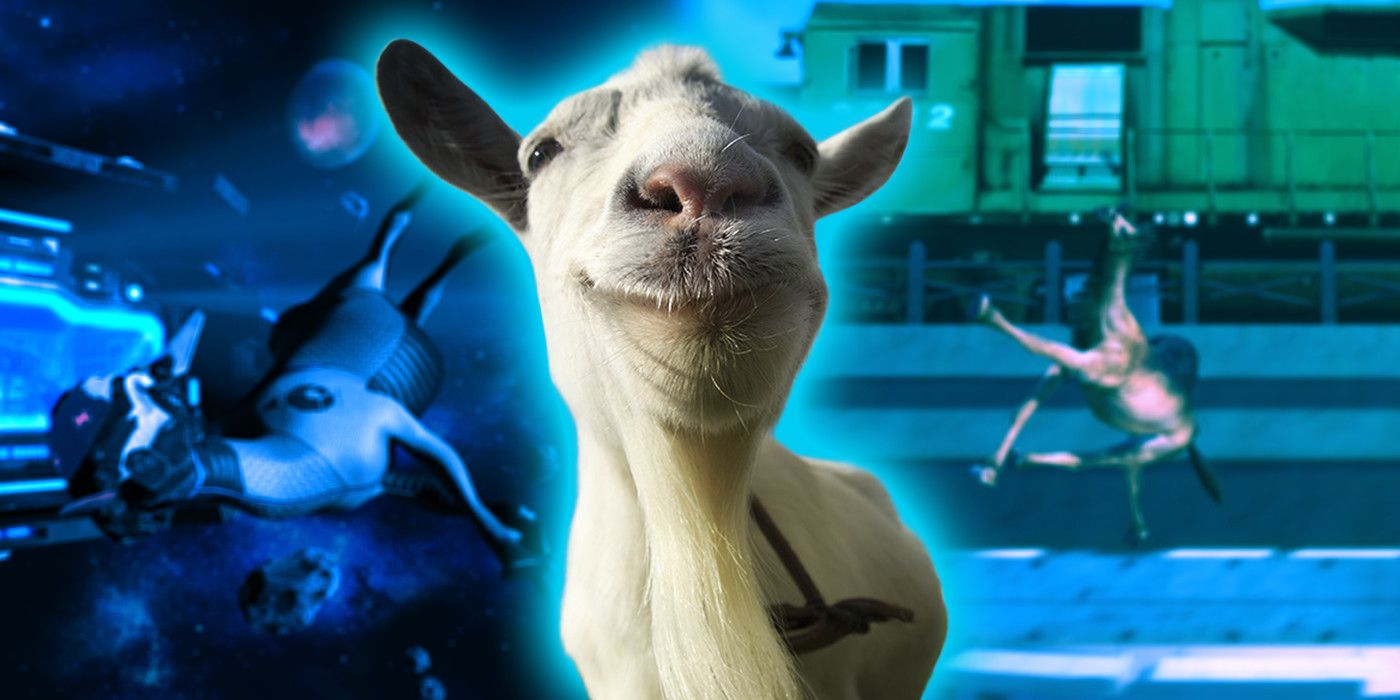 goat simulator game is very strange