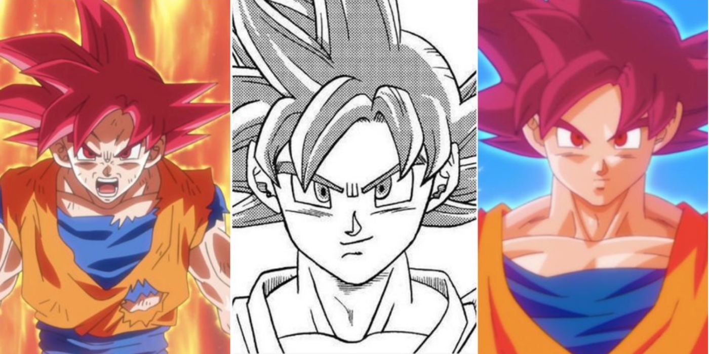 Dragon Ball Super Every Time Goku Turned Super Saiyan God In Chronological Order